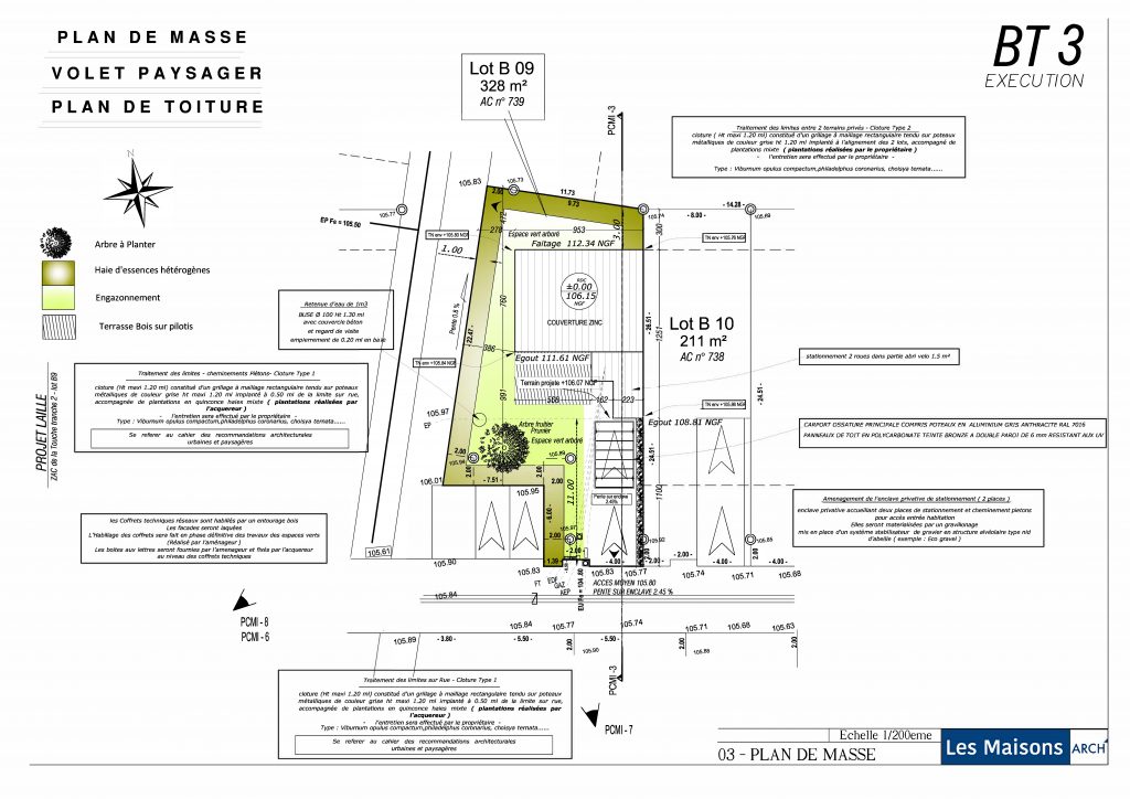 Plan d'une maison individuelle